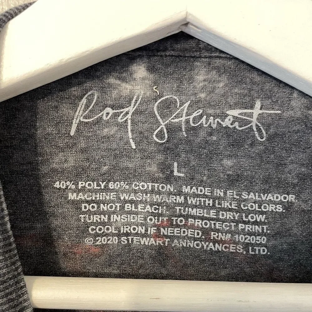 Rod Stewart Concert Tee 2020 Sz L